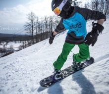 Snowboarding at Boyne Highlands